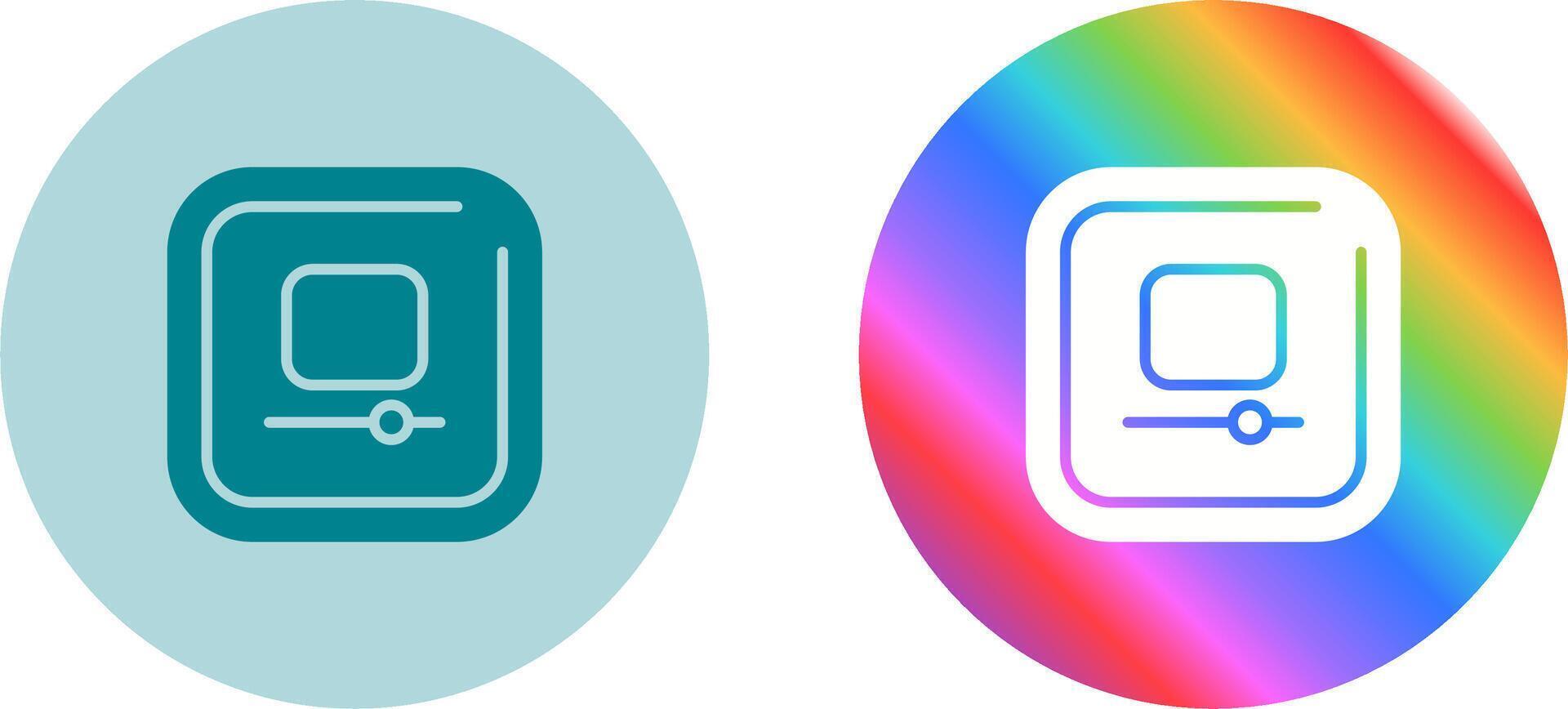 Video Stop Square Vector Icon