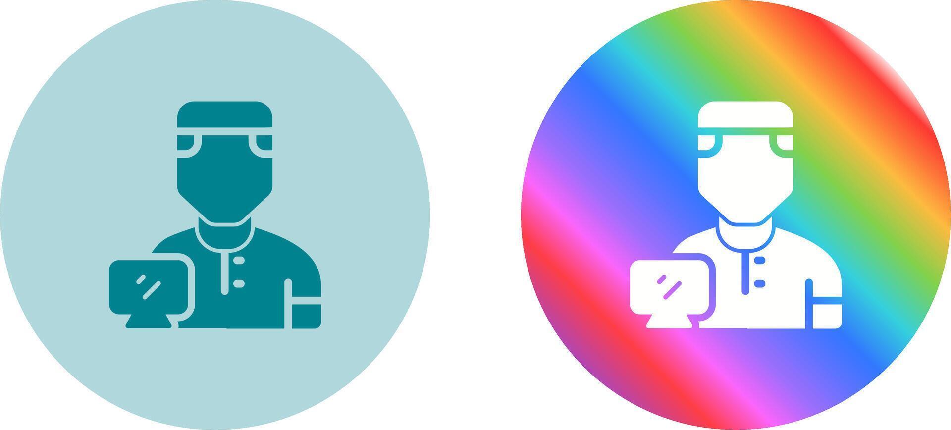 Working Man Vector Icon