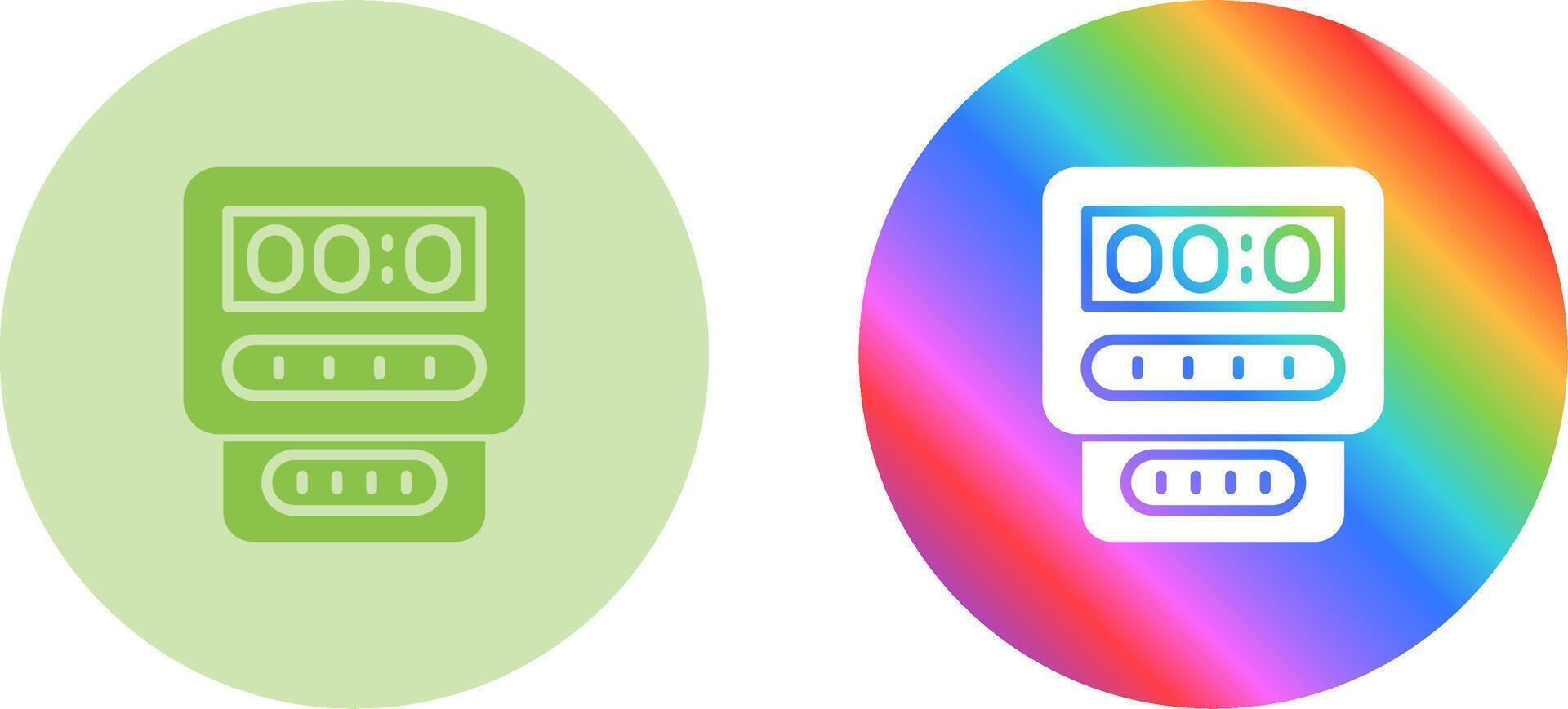 Electric Meter Vector Icon