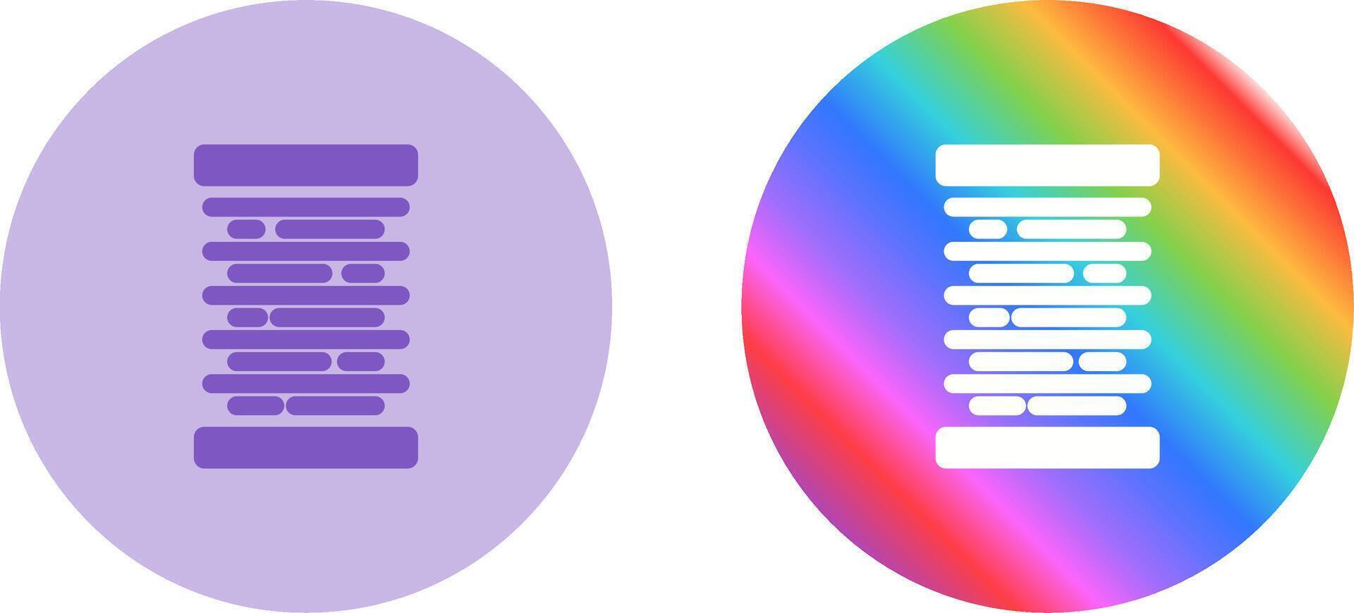 Center Alignment Vector Icon