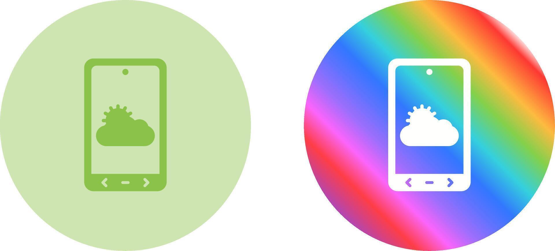 Unique Two Icons Set vector