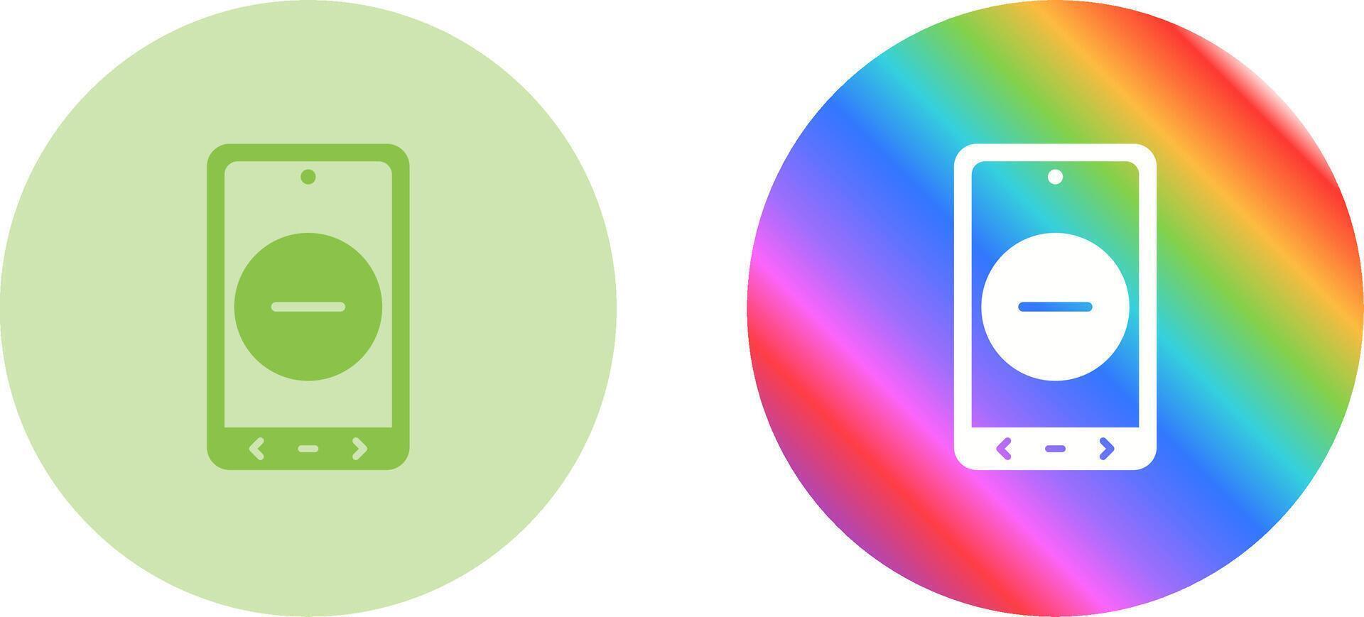 Unique Two Icons Set vector
