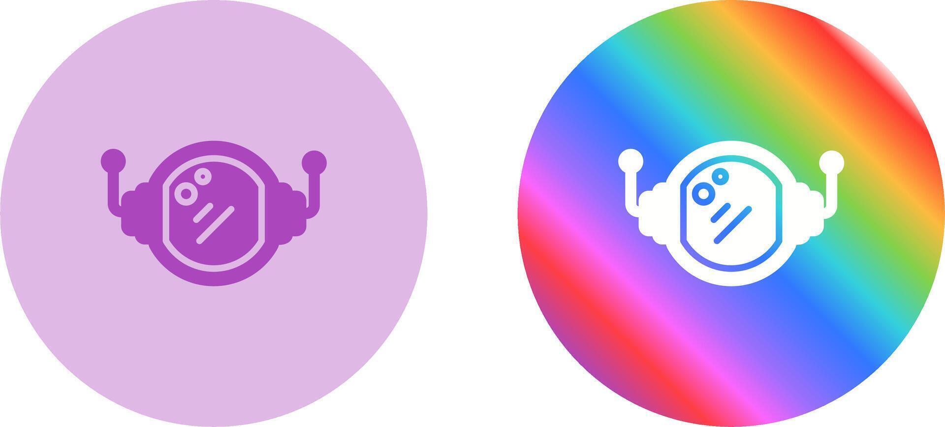 Astronaut Helmet Vector Icon