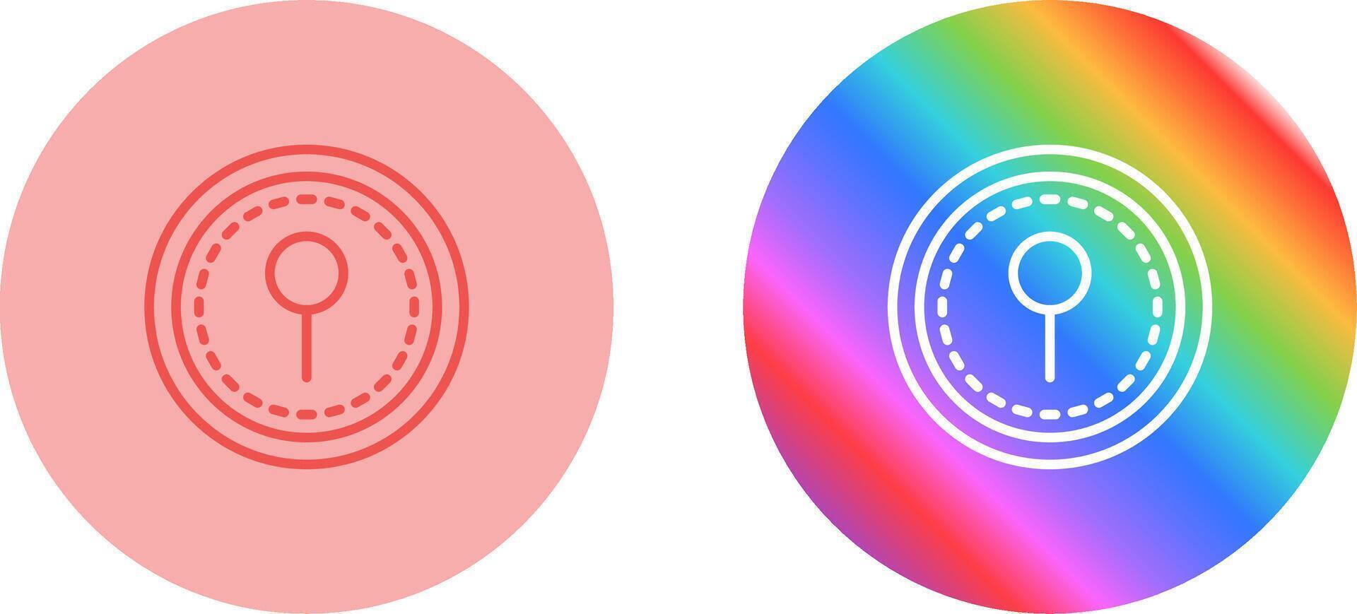 Unique Two Icons Set vector