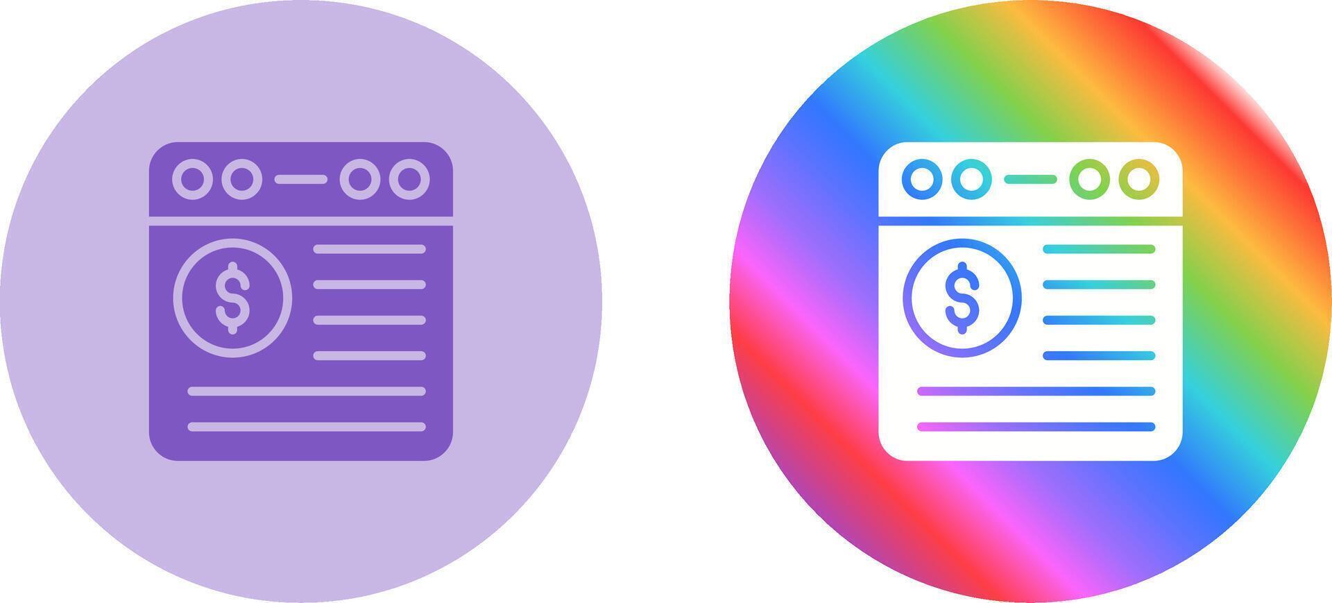 Browser Vector Icon