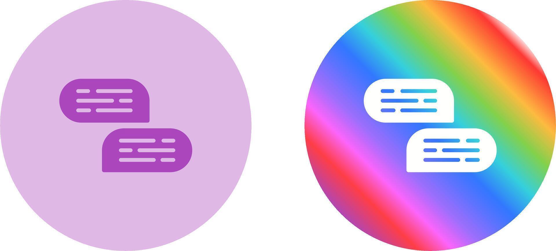 Speech Bubbles Vector Icon