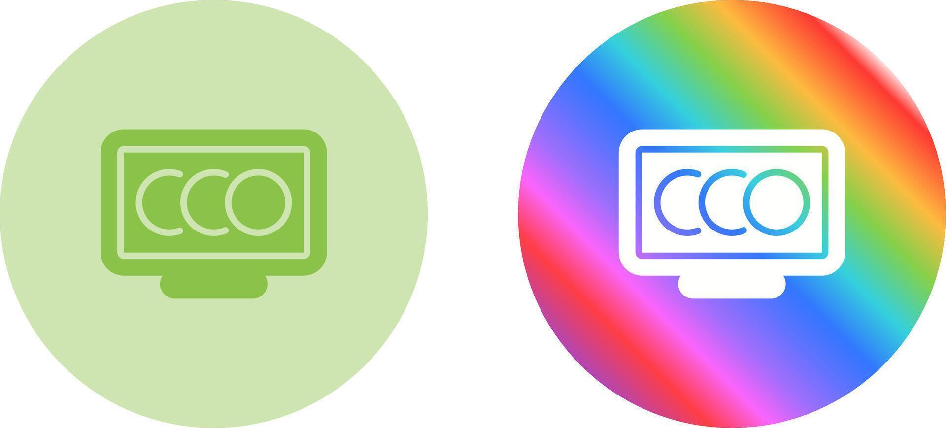 Desktop Computer Vector Icon