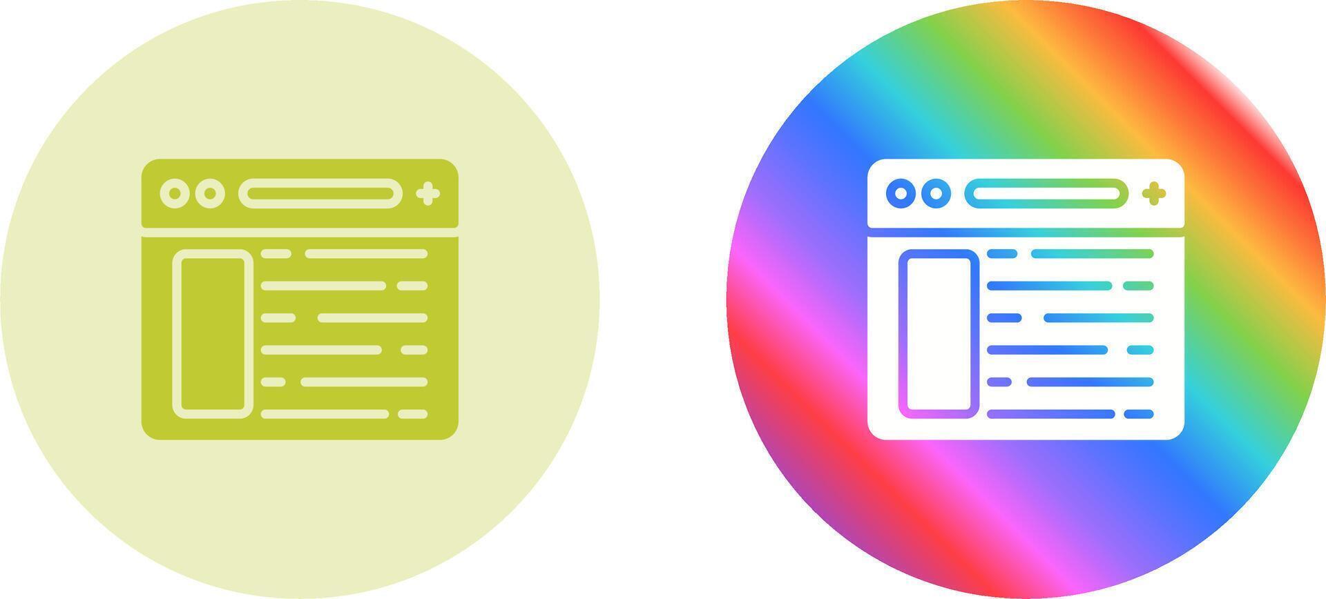 Browser Vector Icon
