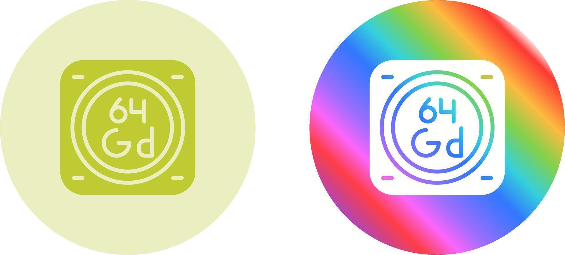 Unique Two Icons Set vector