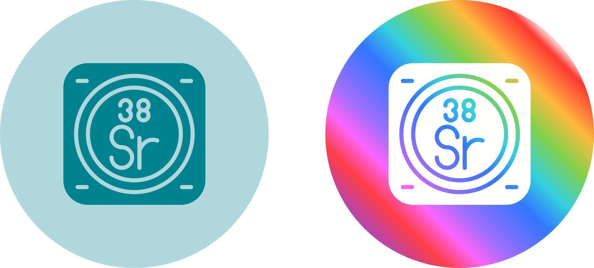 Strontium Vector Icon