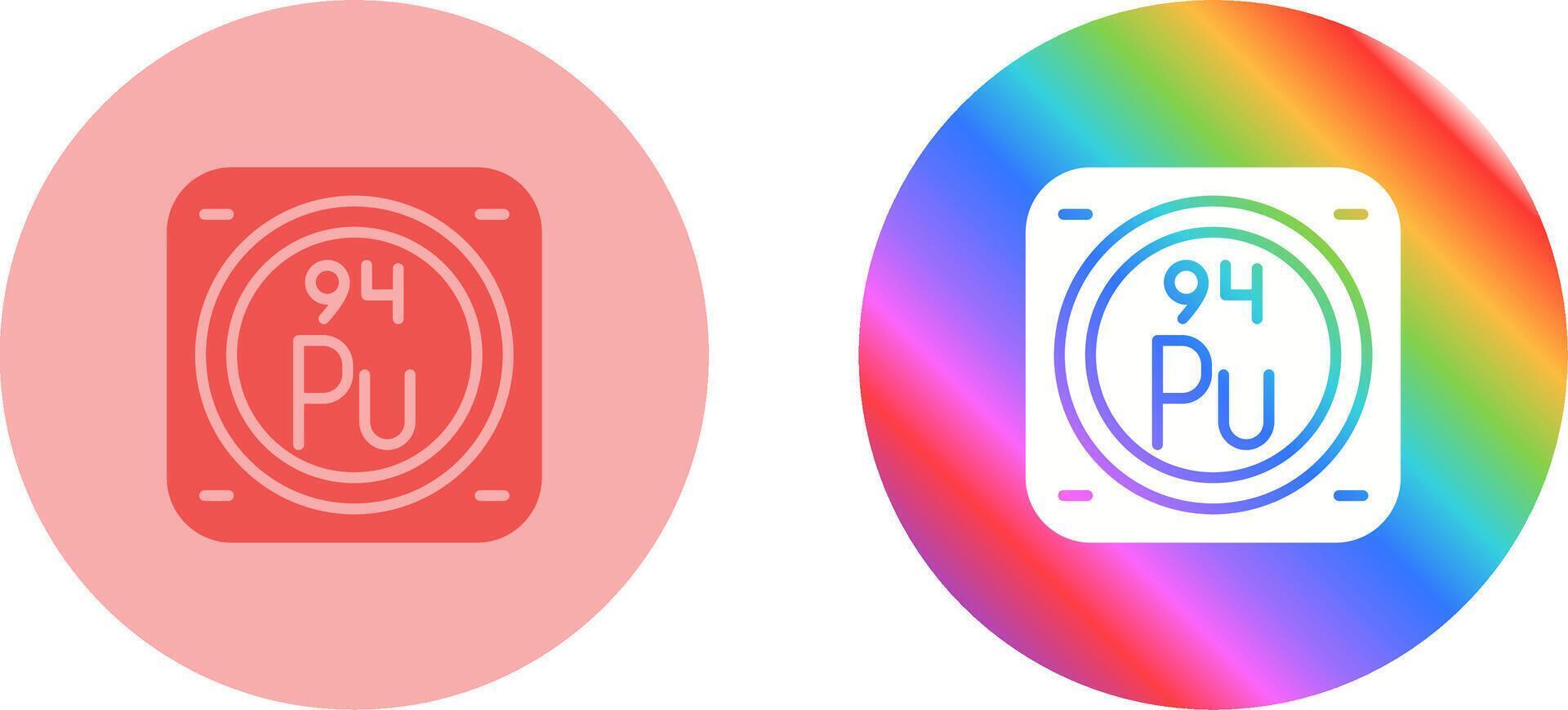 Plutonium Vector Icon