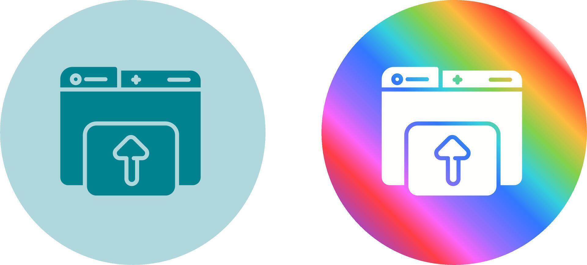 Uploading Vector Icon