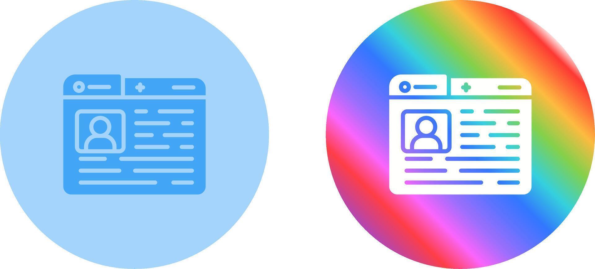 Profile Vector Icon
