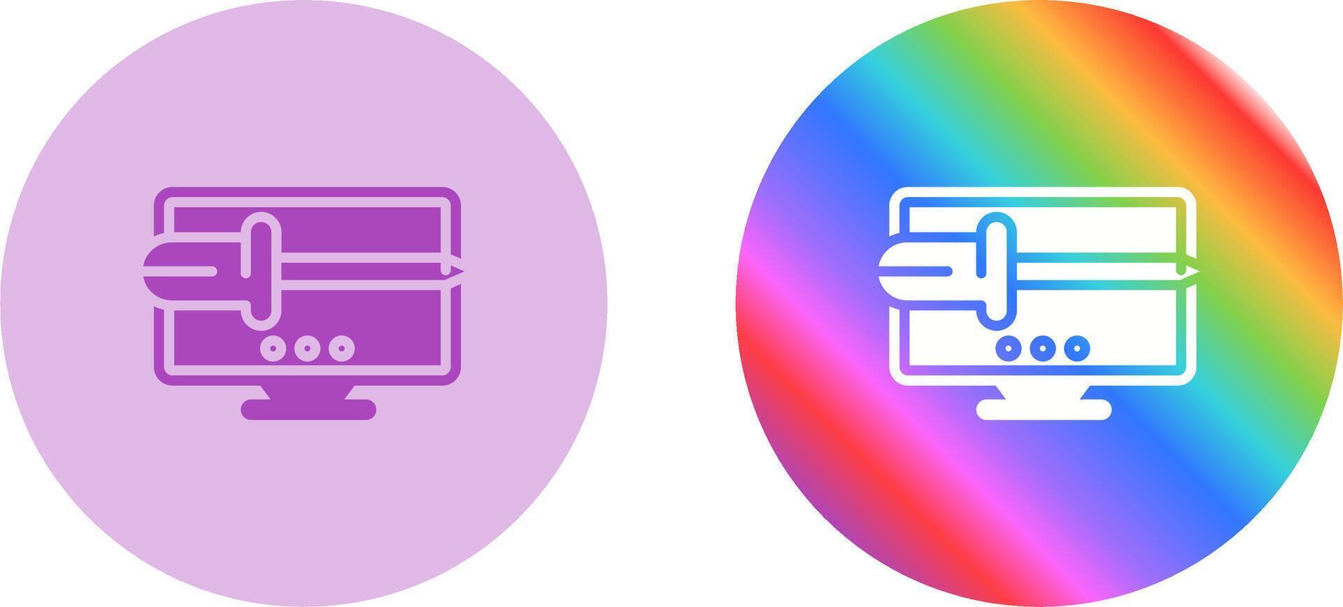 Desktop Vector Icon