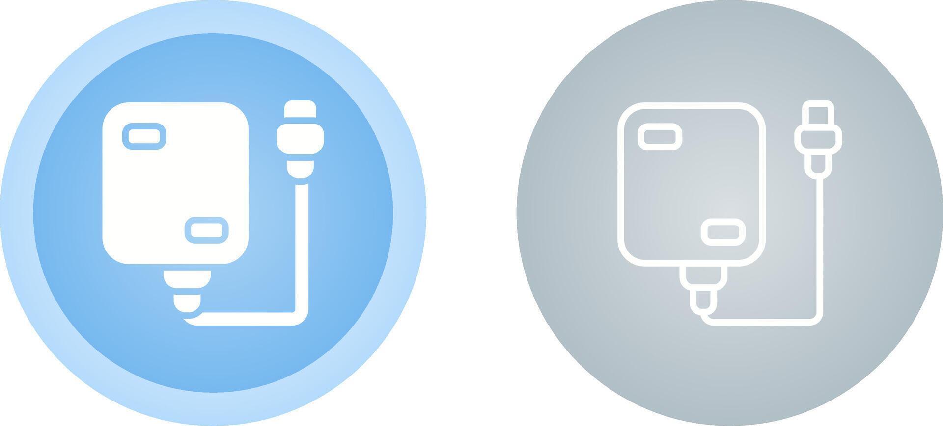 Portable Hard Drive Vector Icon