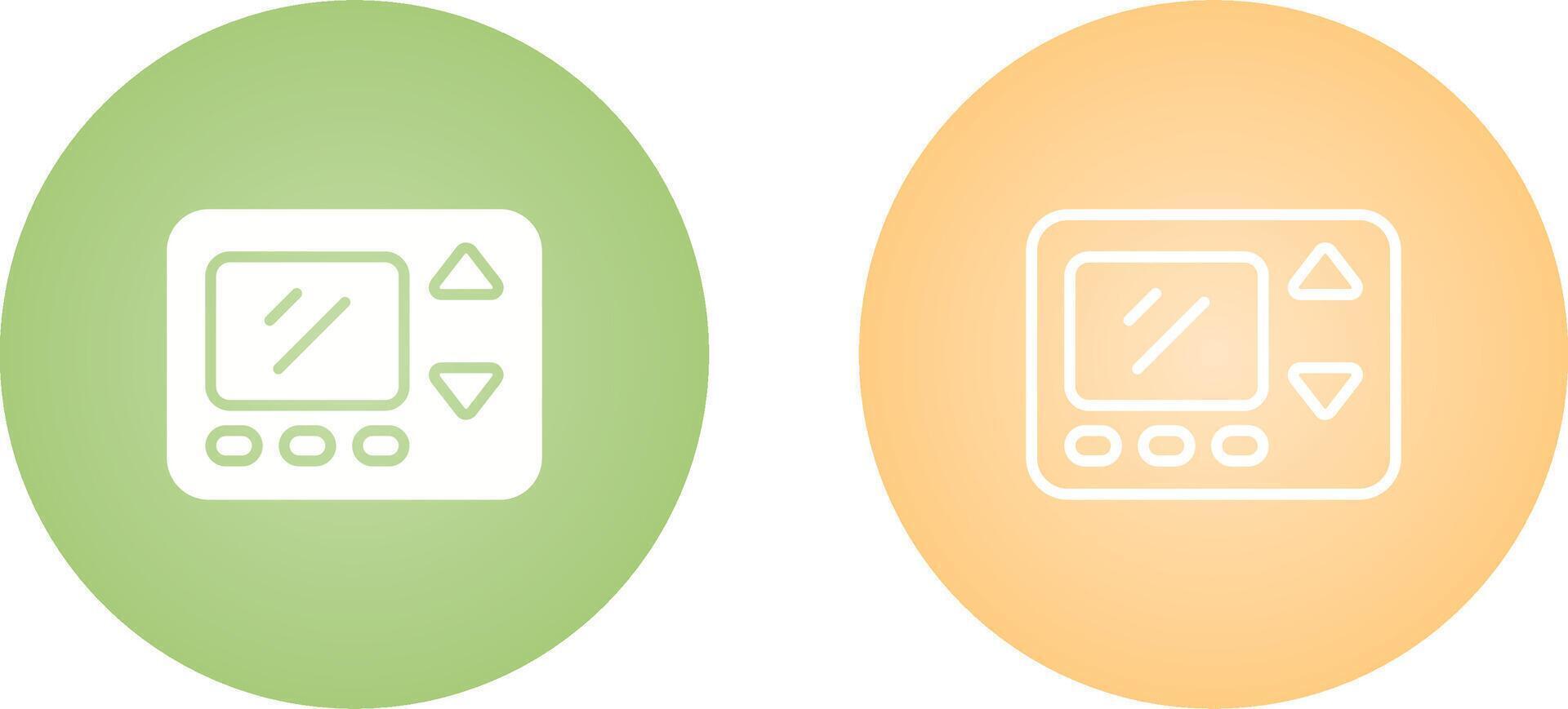 Smart Thermostat Vector Icon