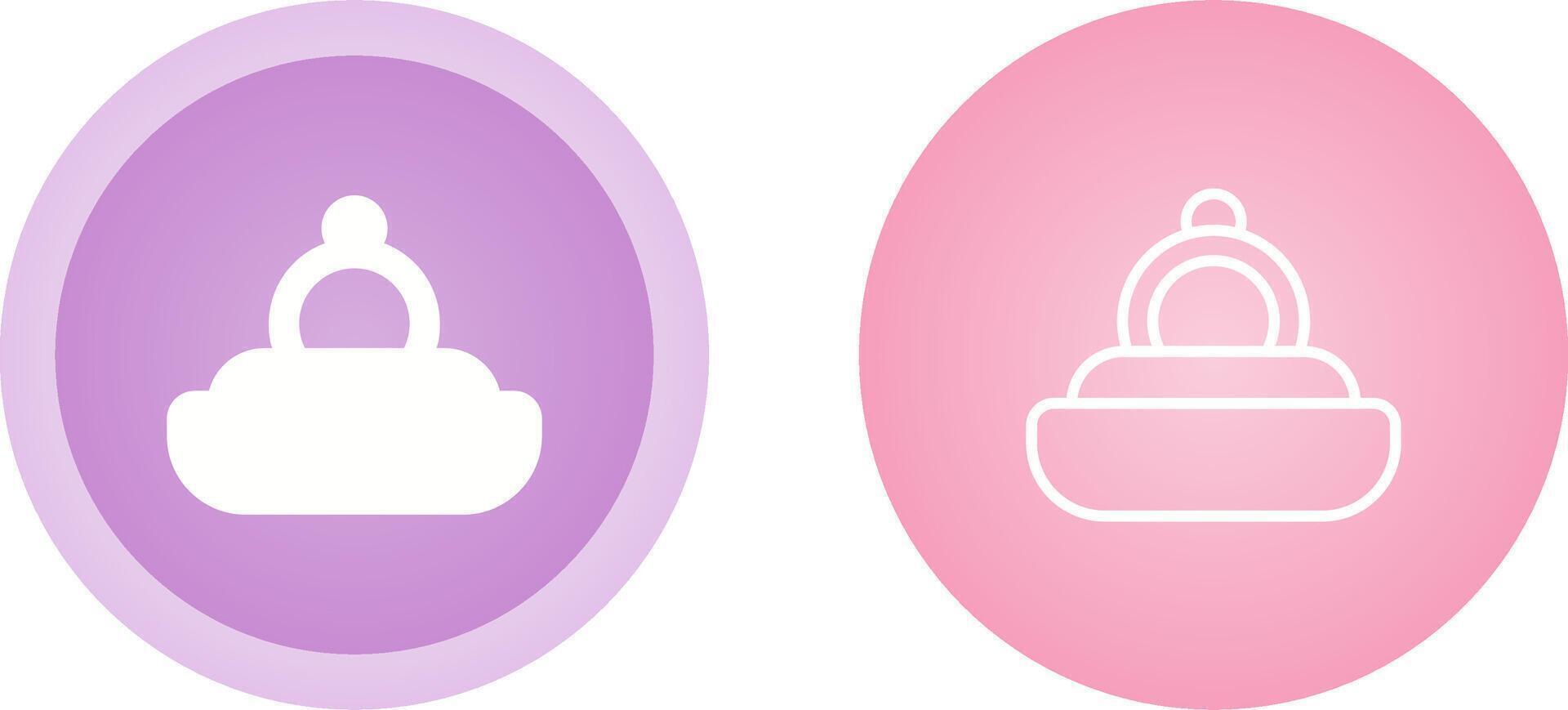 Engagement ring Vector Icon