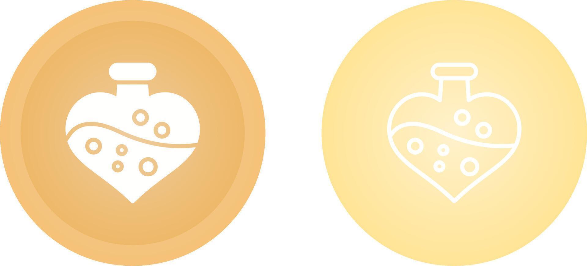 Love potion cocktail Vector Icon