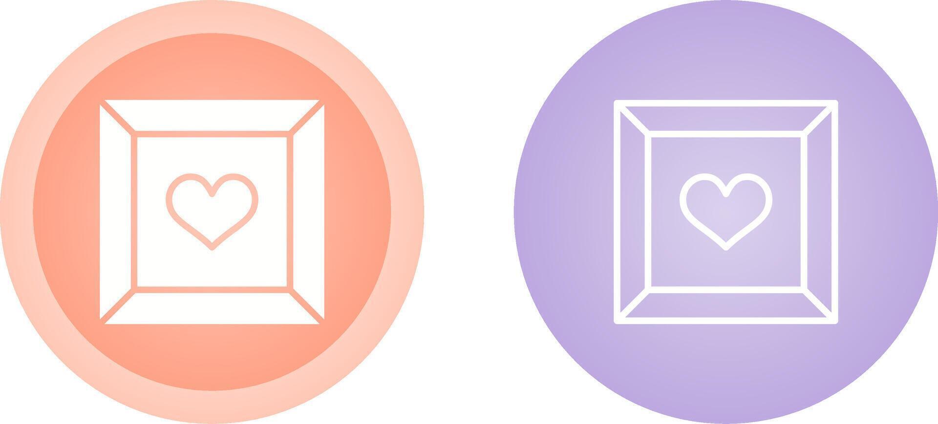 Romantic Jewelry Box Vector Icon