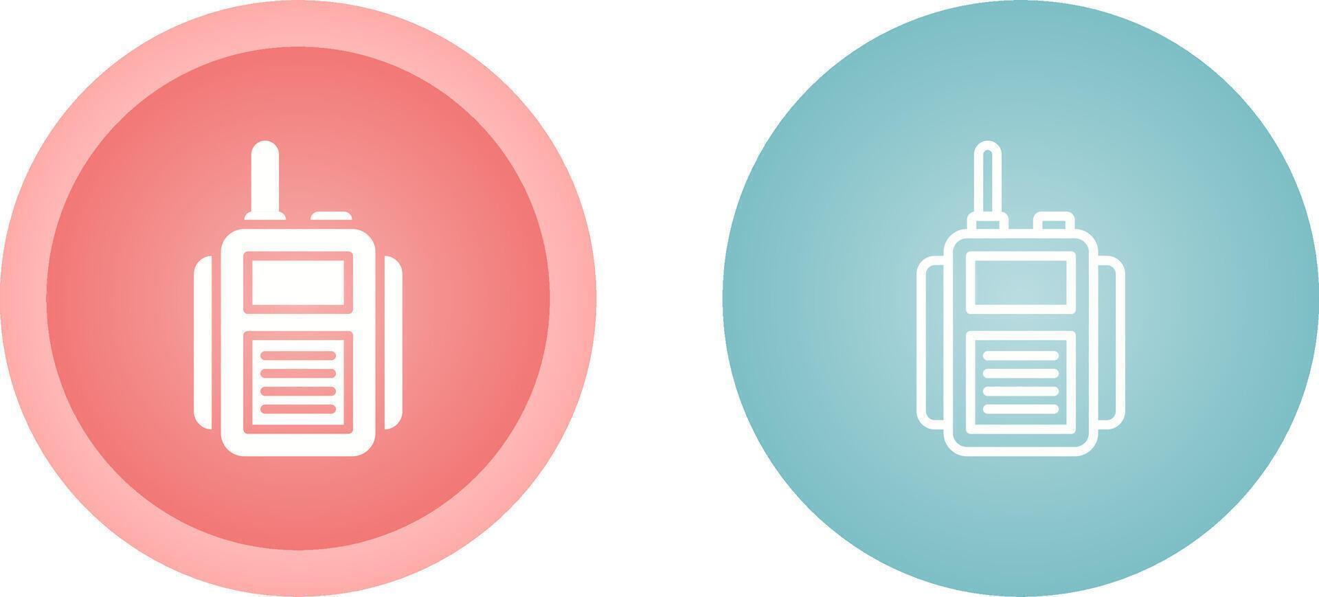 Unique Two Icons Set vector