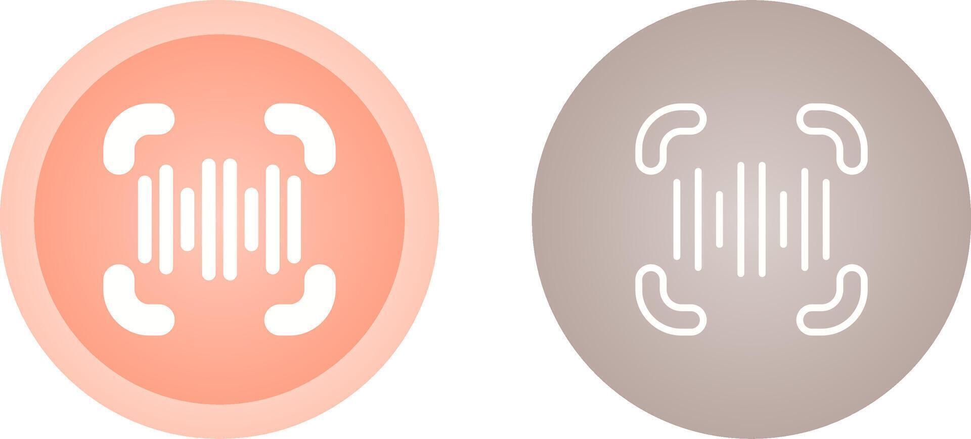 Voice Recognition Vector Icon