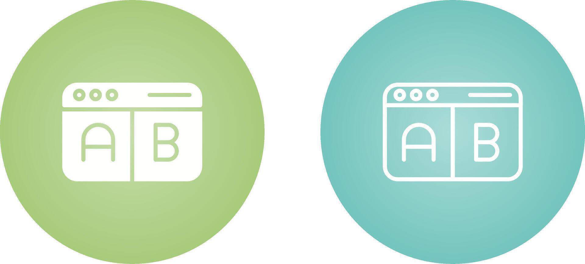 Multivariate Testing Vector Icon