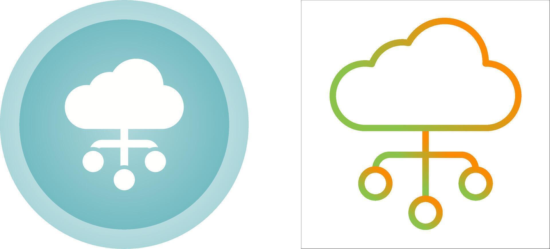 Cloud Computing Vector Icon