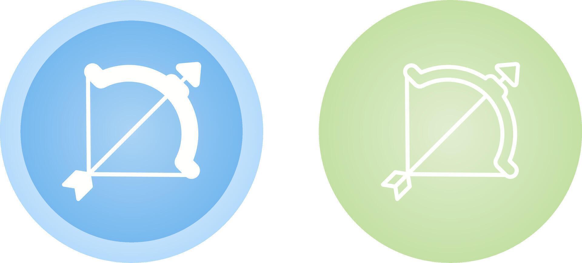 Bow and arrow Vector Icon