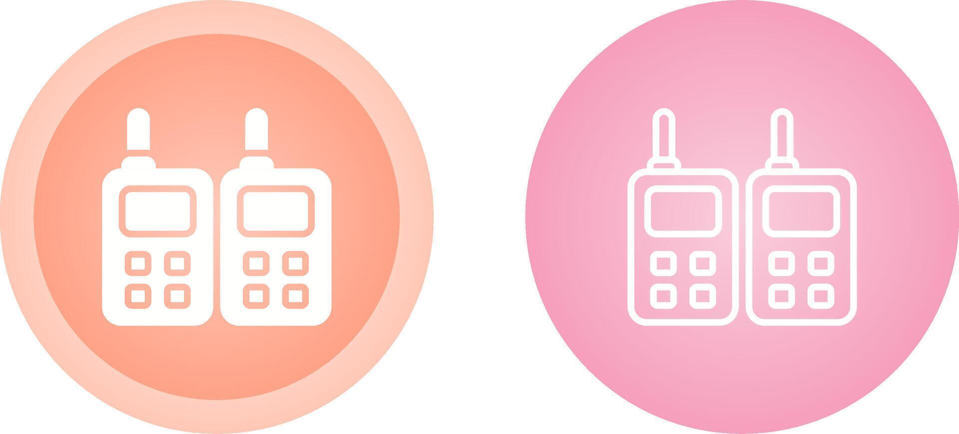 Two way Radio Vector Icon