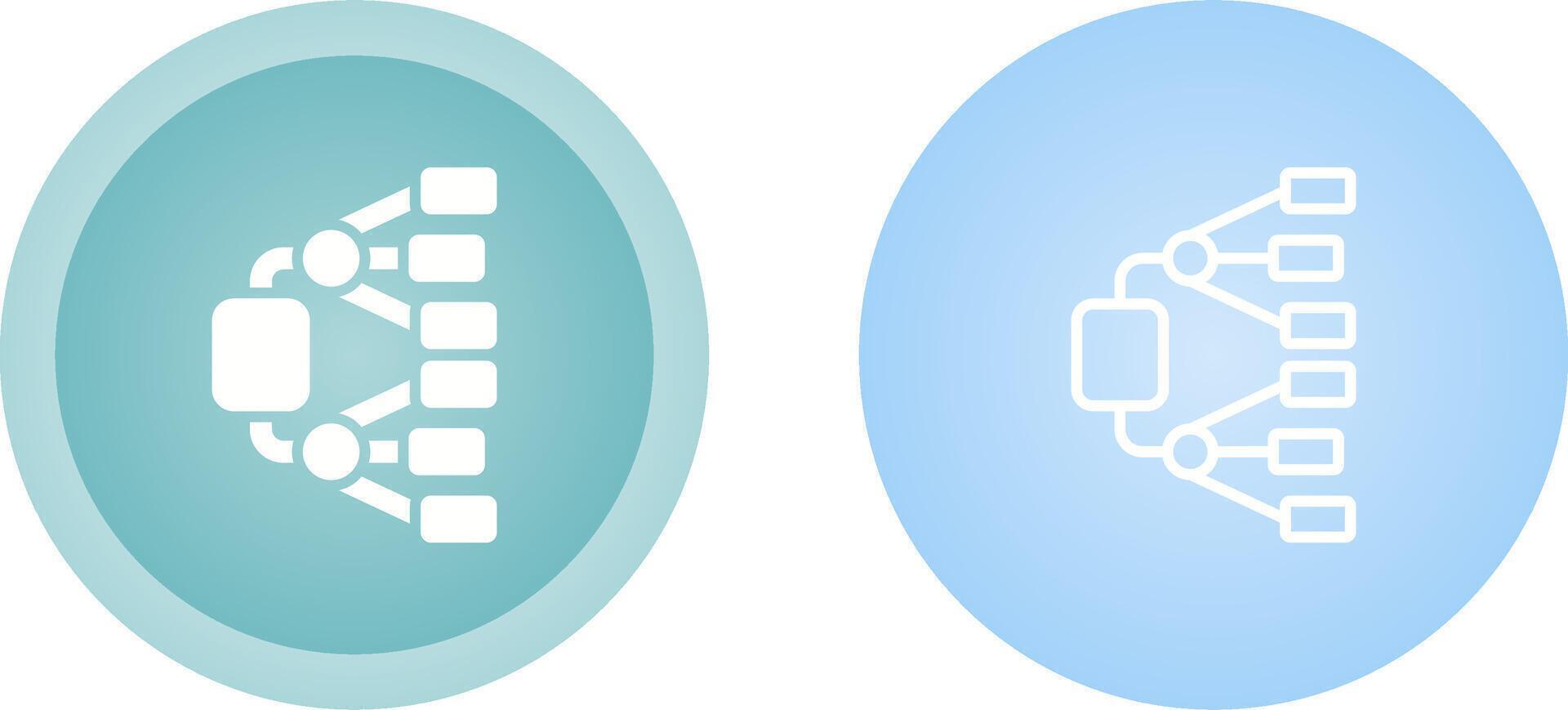 Network Diagram Vector Icon