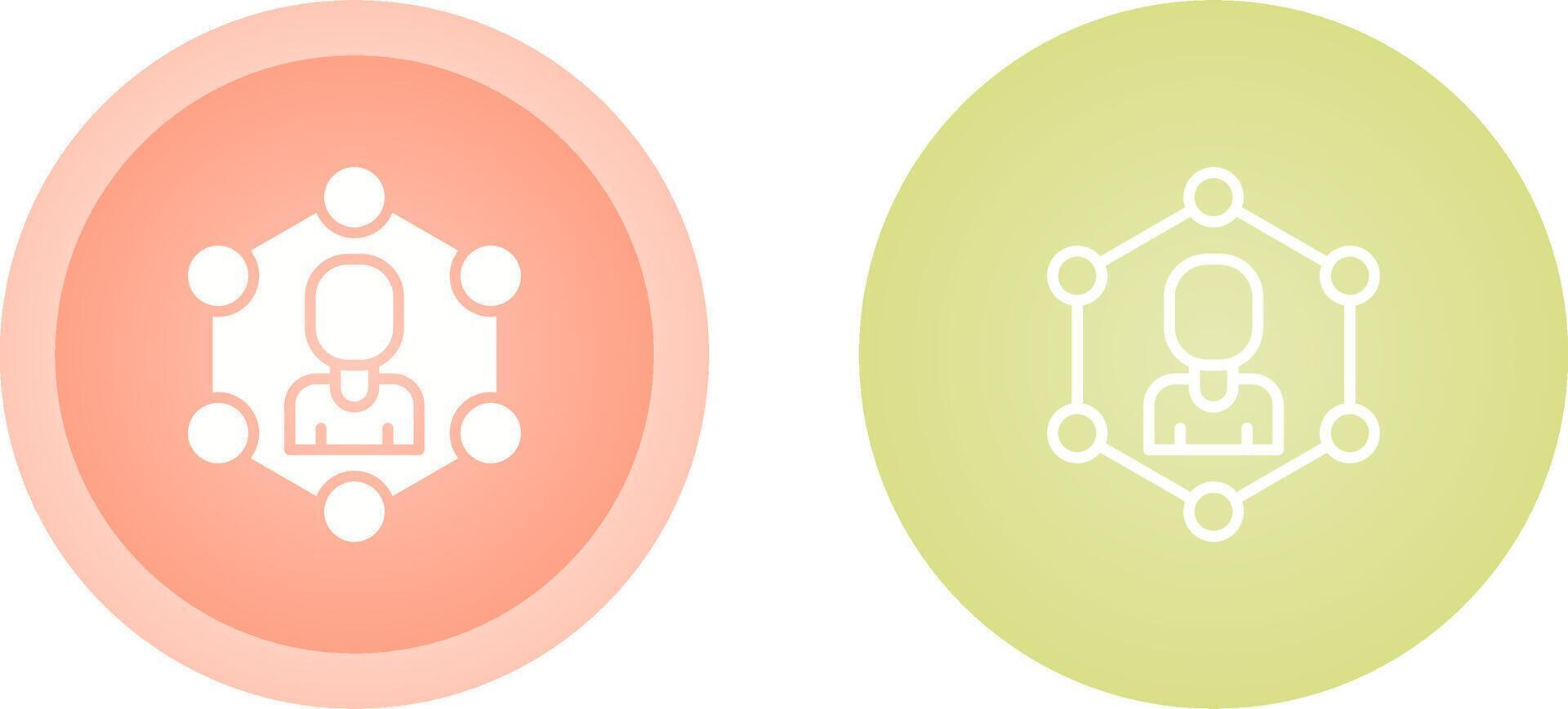 Network Segmentation Vector Icon