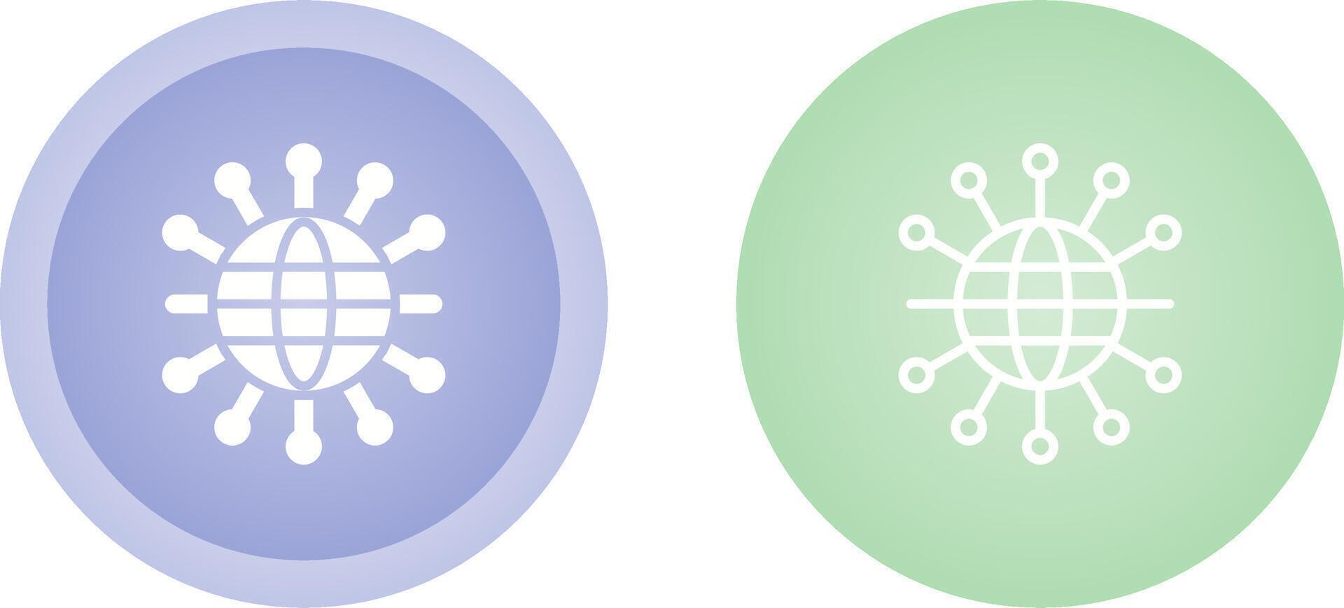 Network Topology Vector Icon