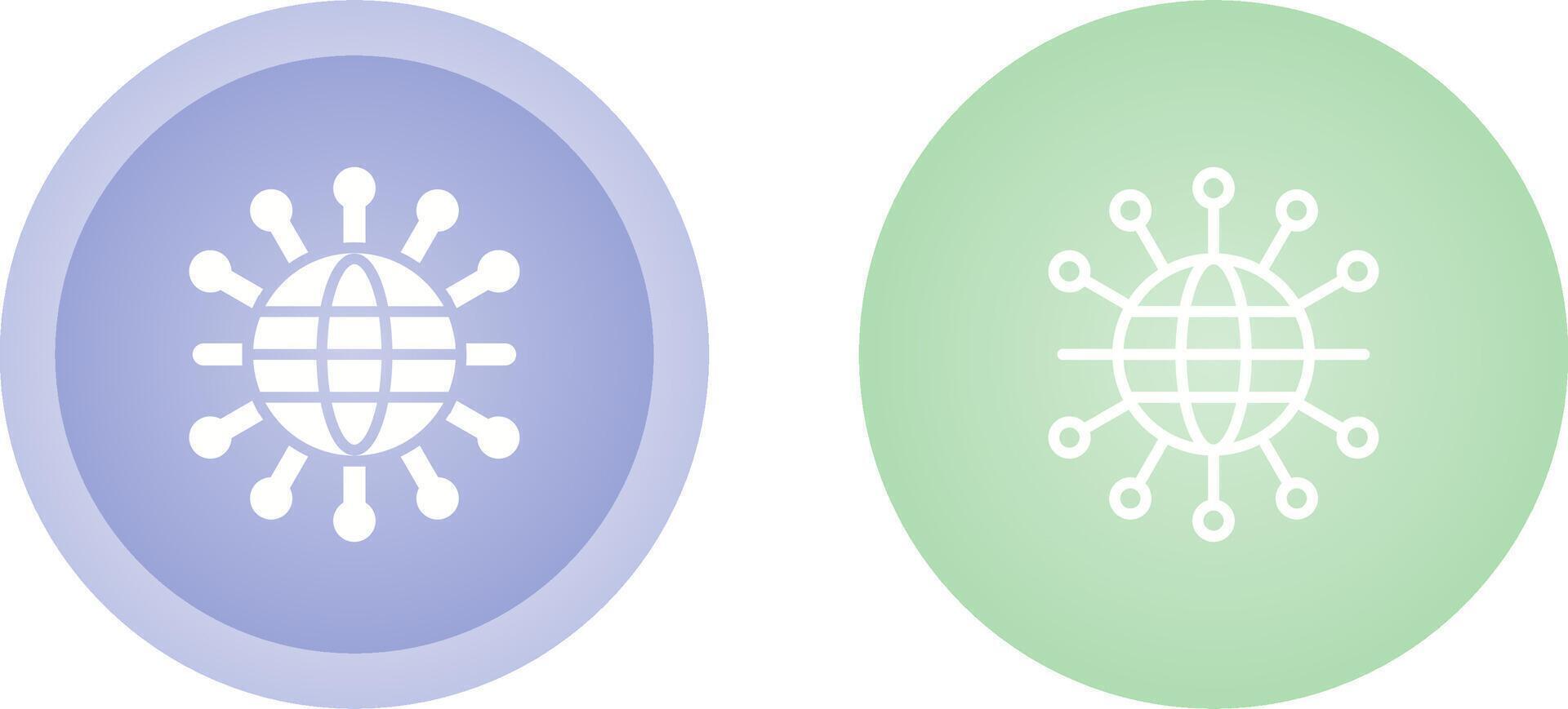 Network Topology Vector Icon