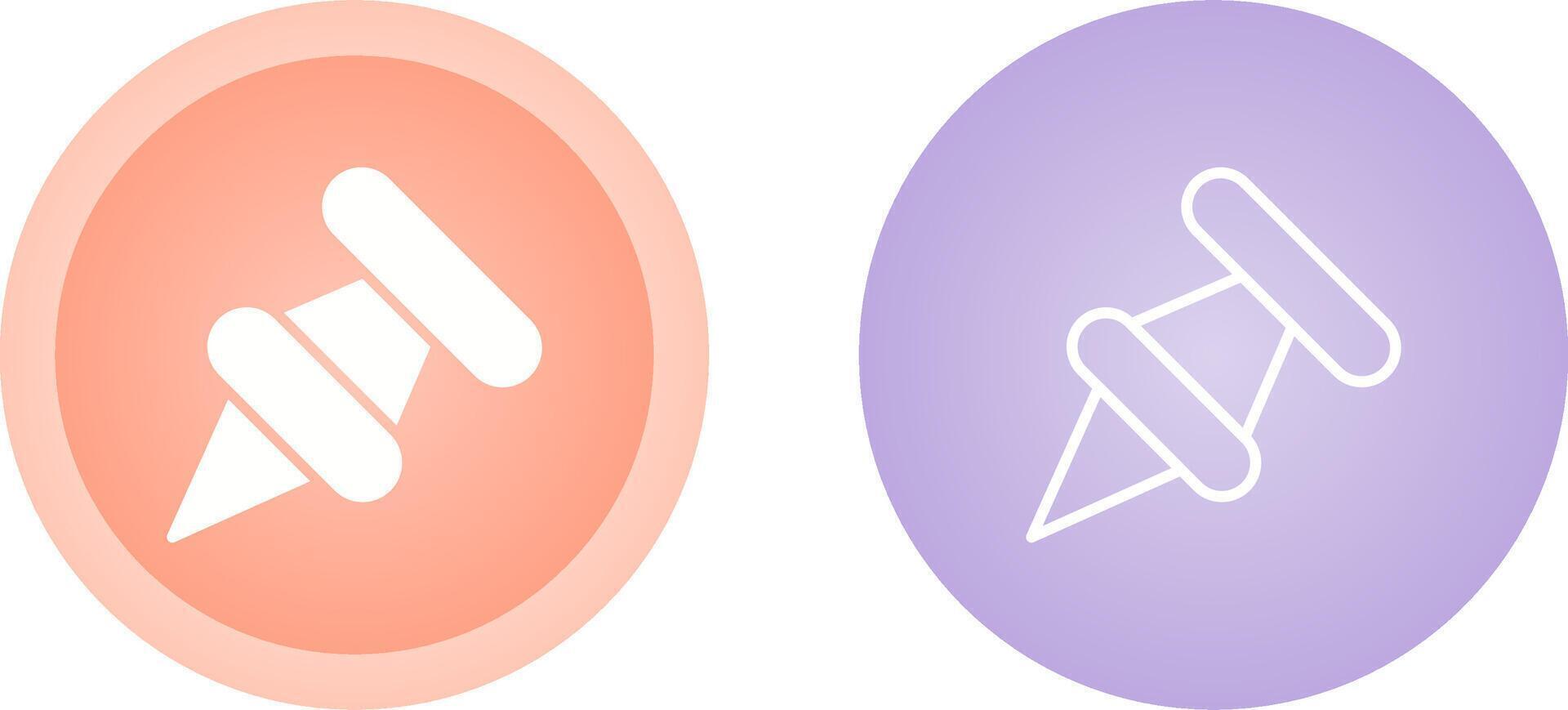 Unique Two Icons Set vector