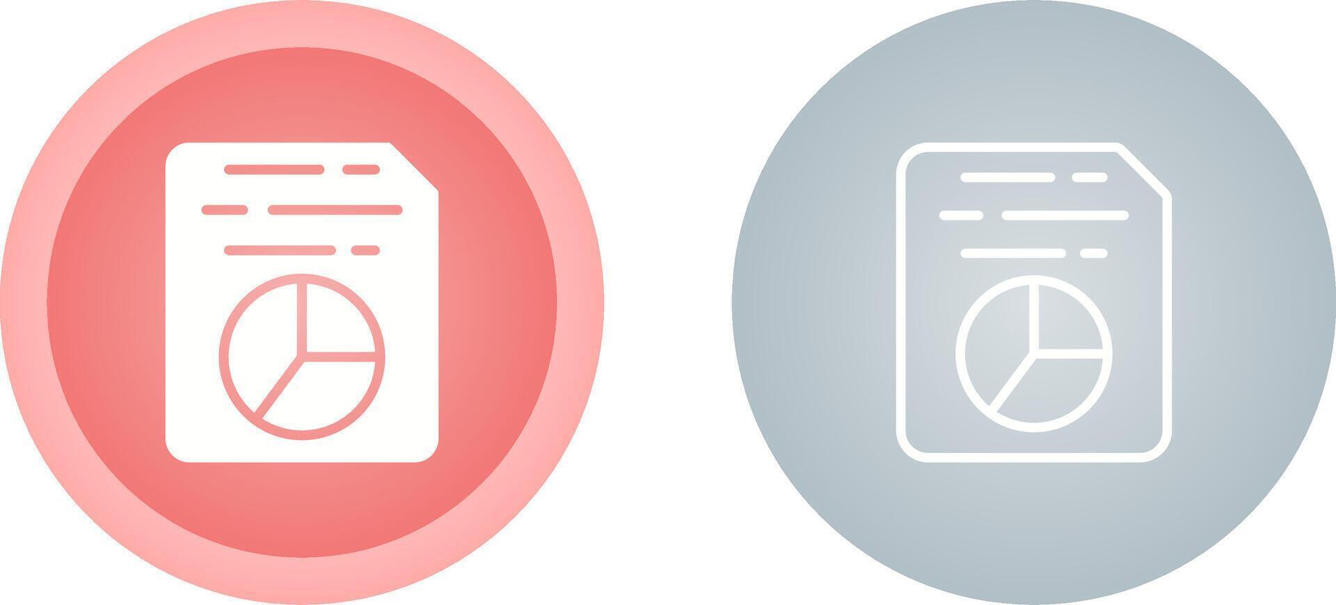 Document Insert Diagram Vector Icon