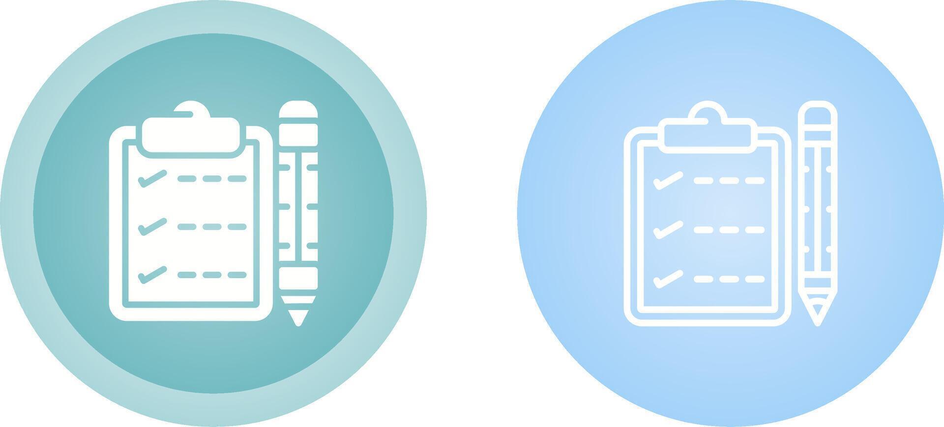 Writing pad Vector Icon