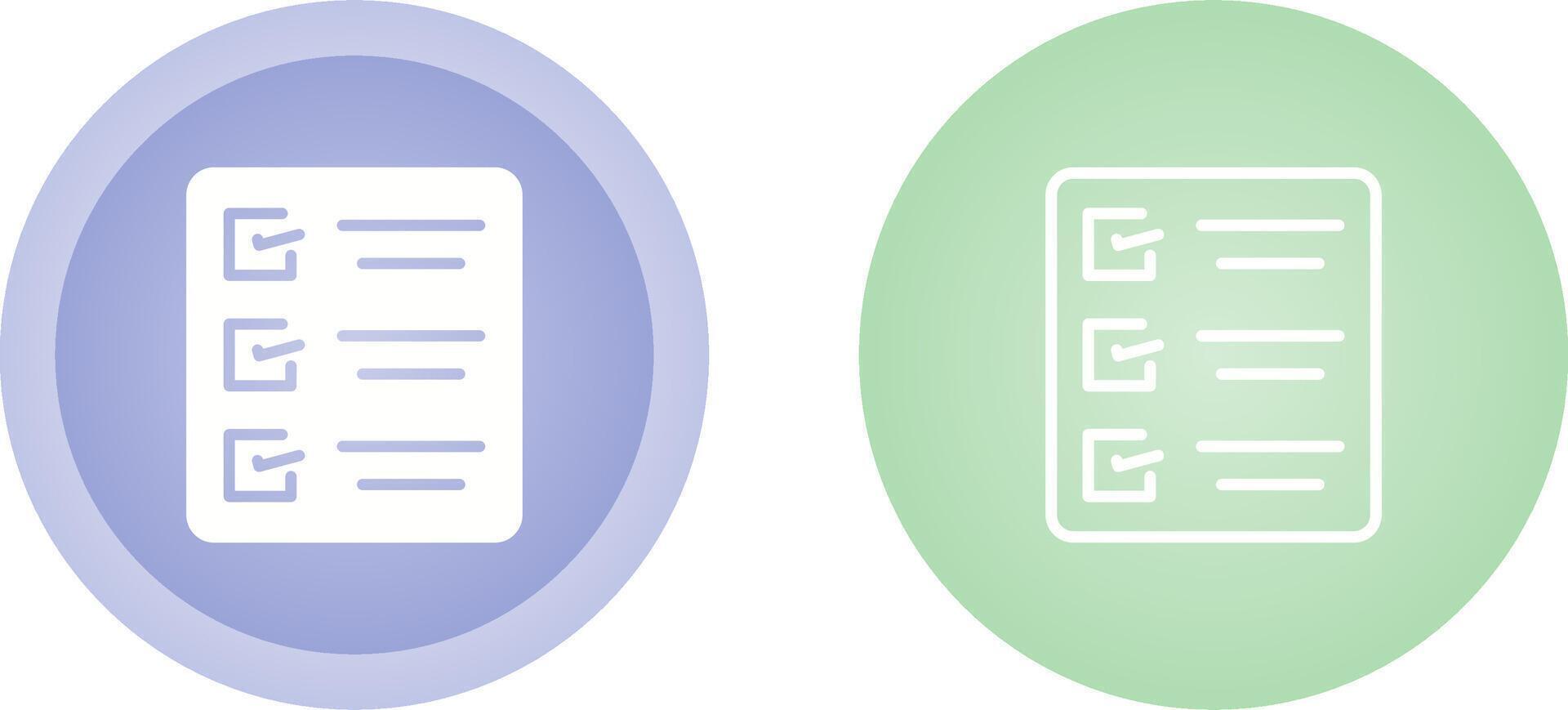 Task list Vector Icon