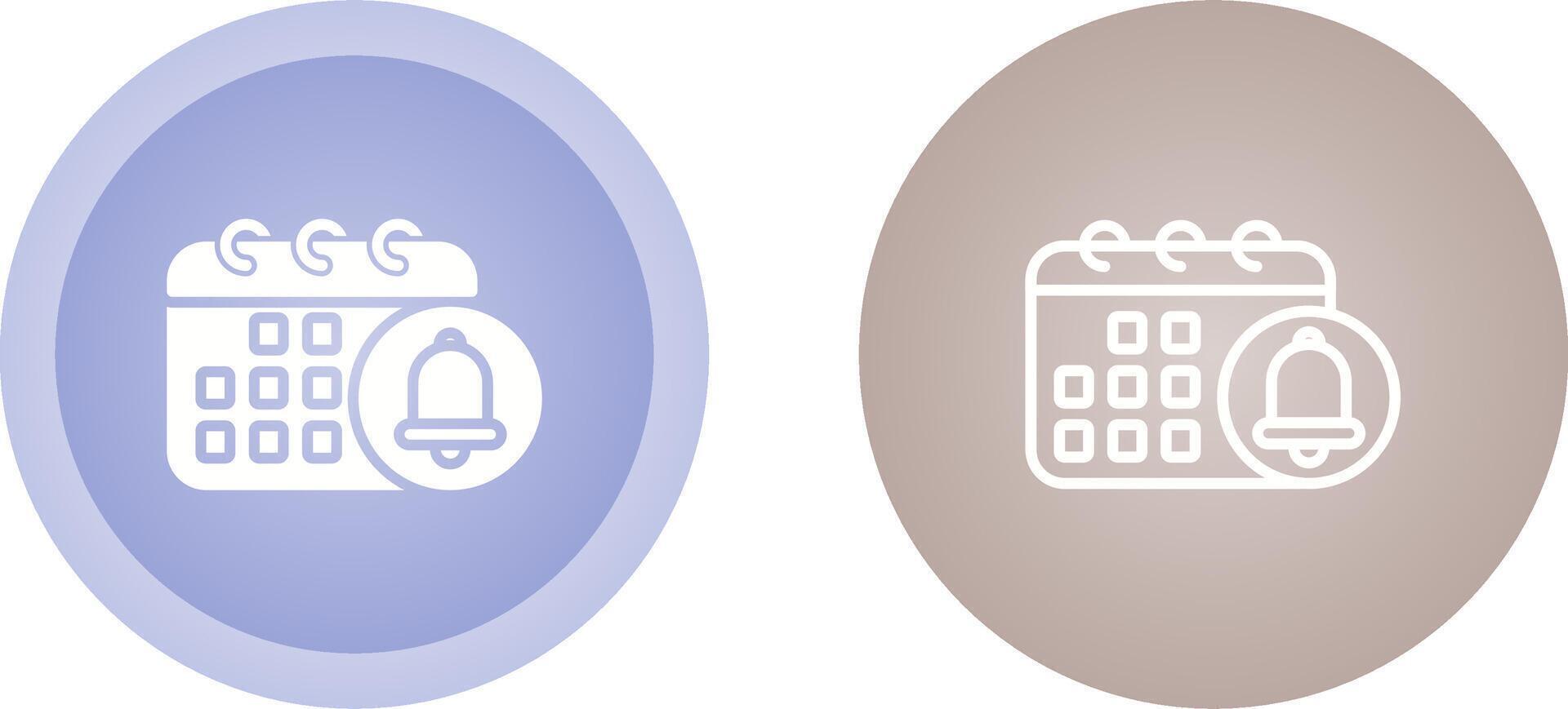 Reminder with calendar Vector Icon