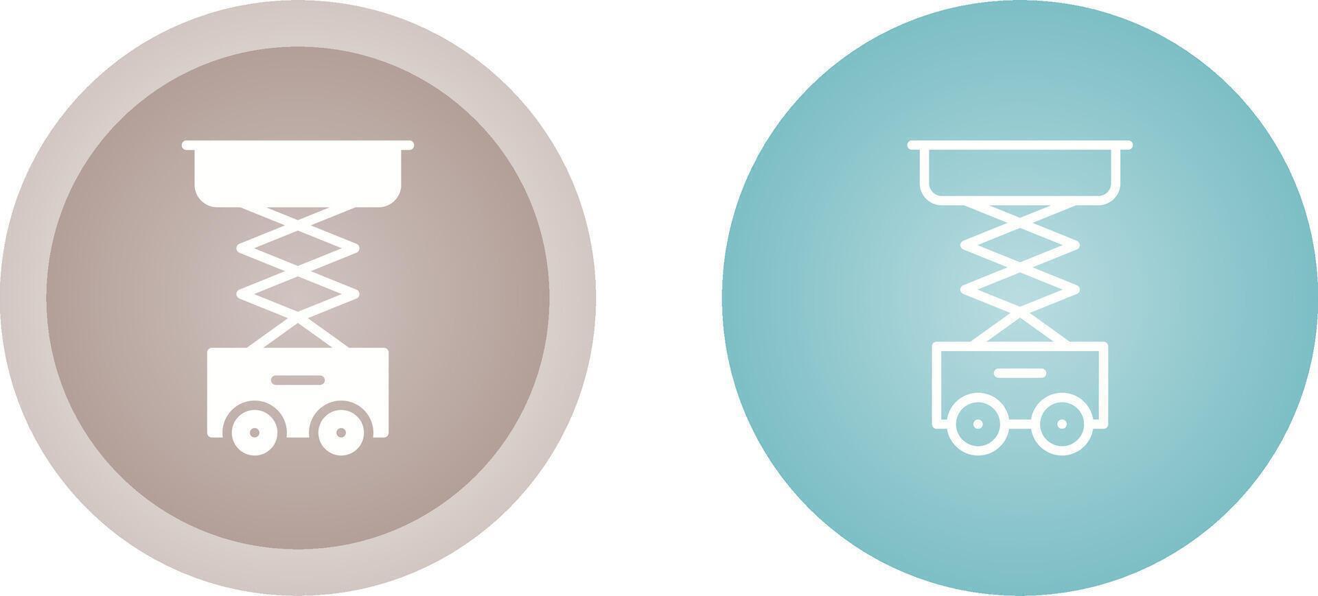 Scissor Lift Vector Icon