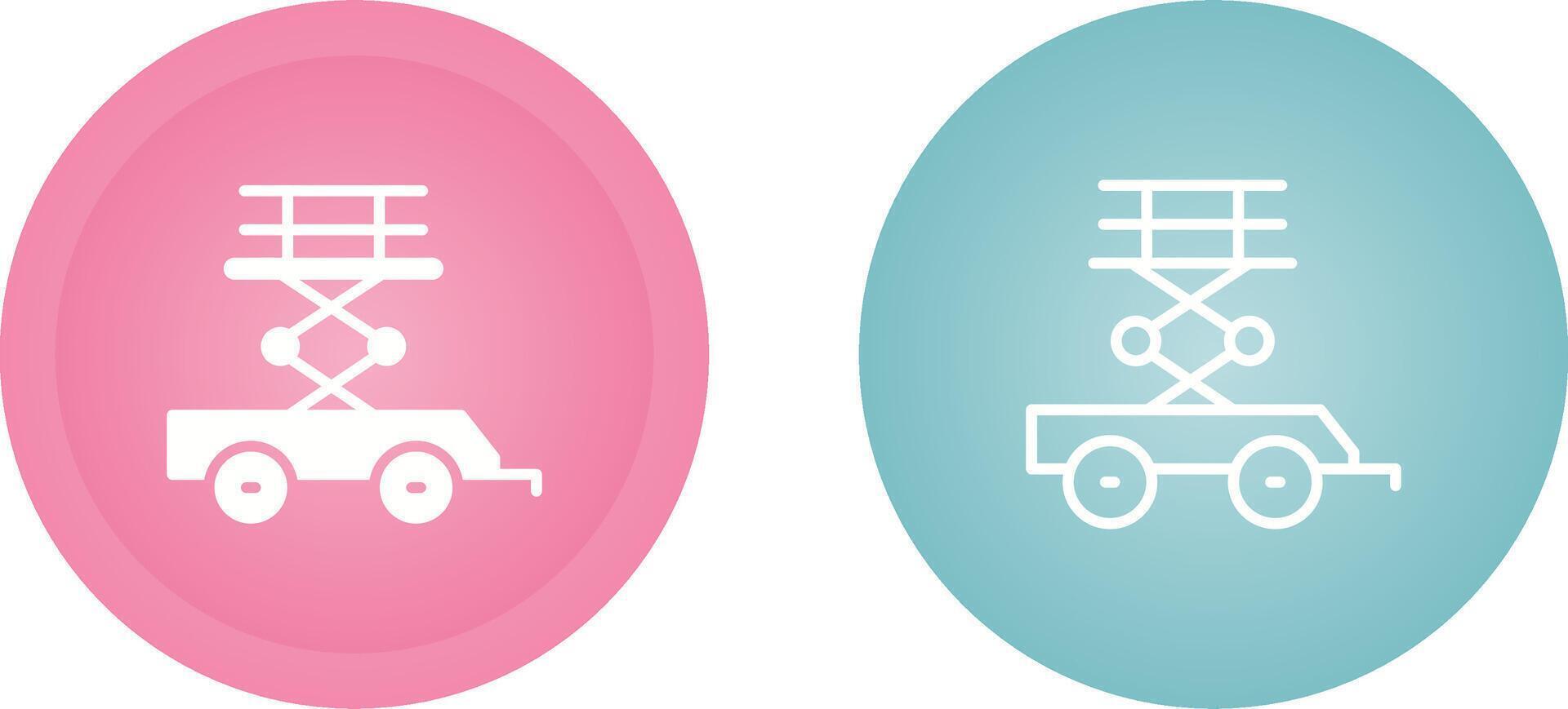Scissor Lift Vector Icon