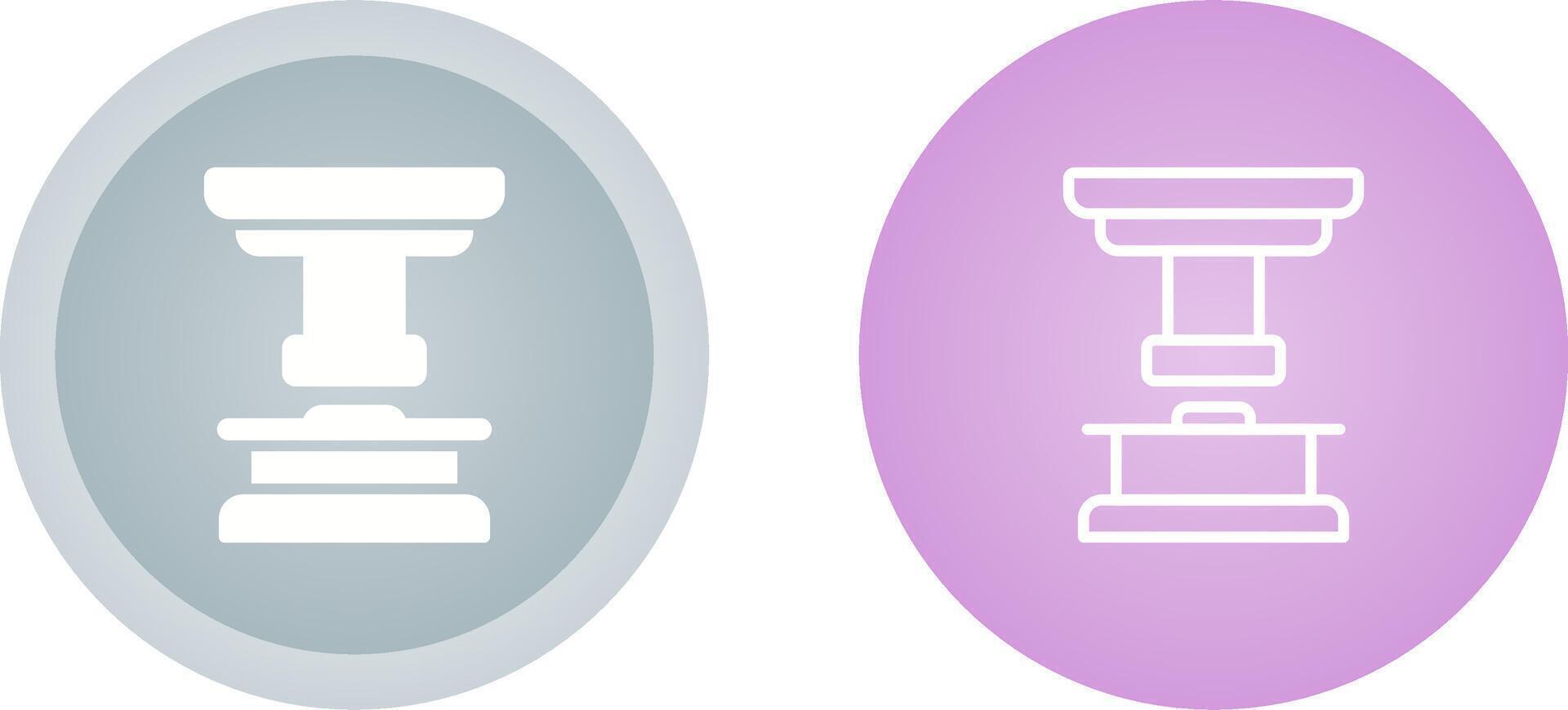 Hydraulic press Vector Icon