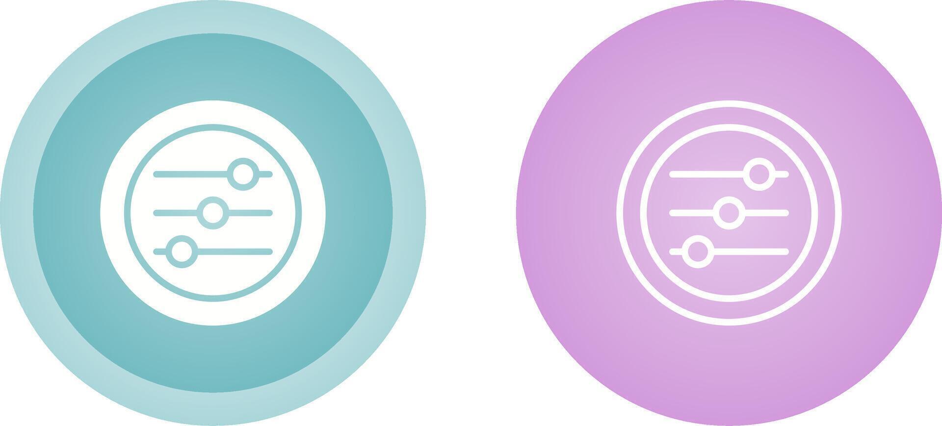 Settings Sliders Vector Icon