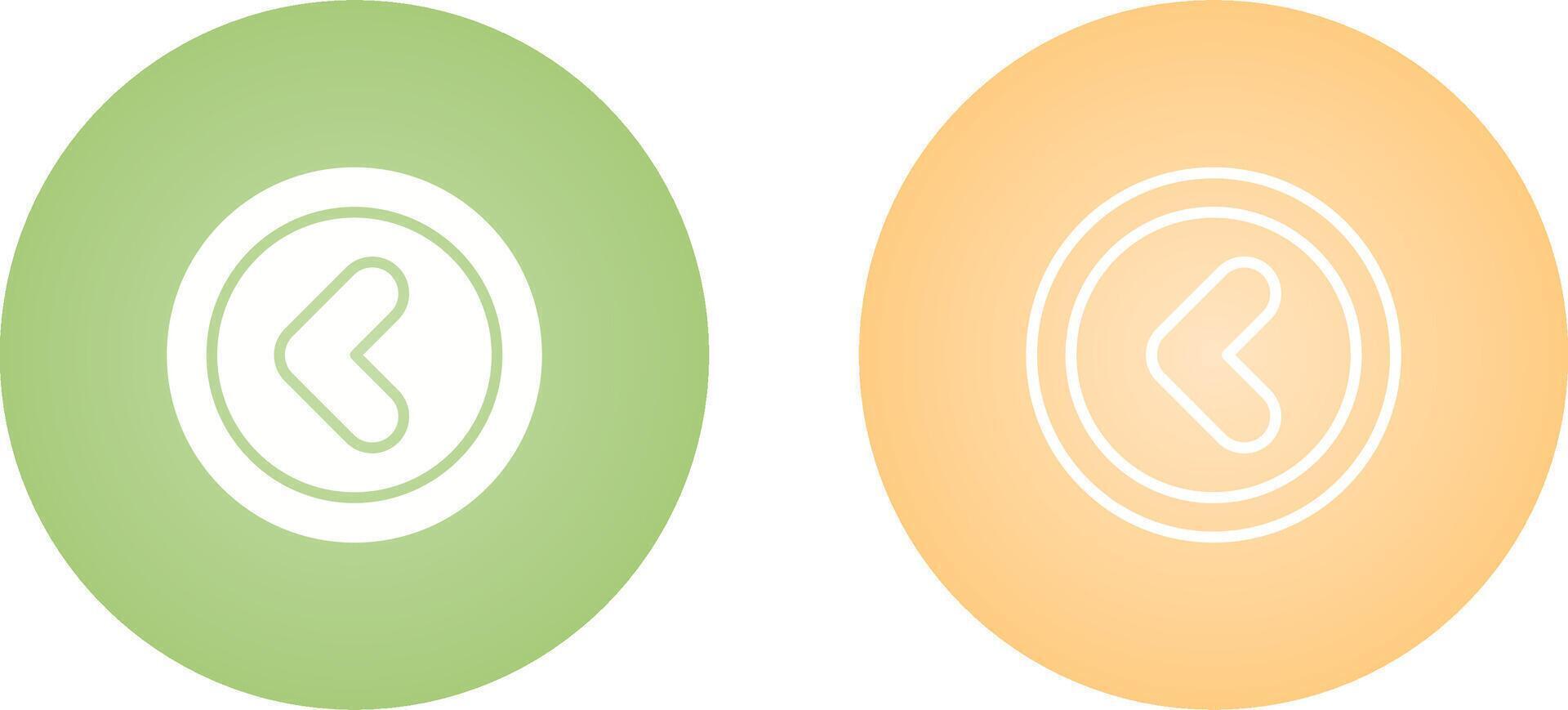 Angle Left Vector Icon