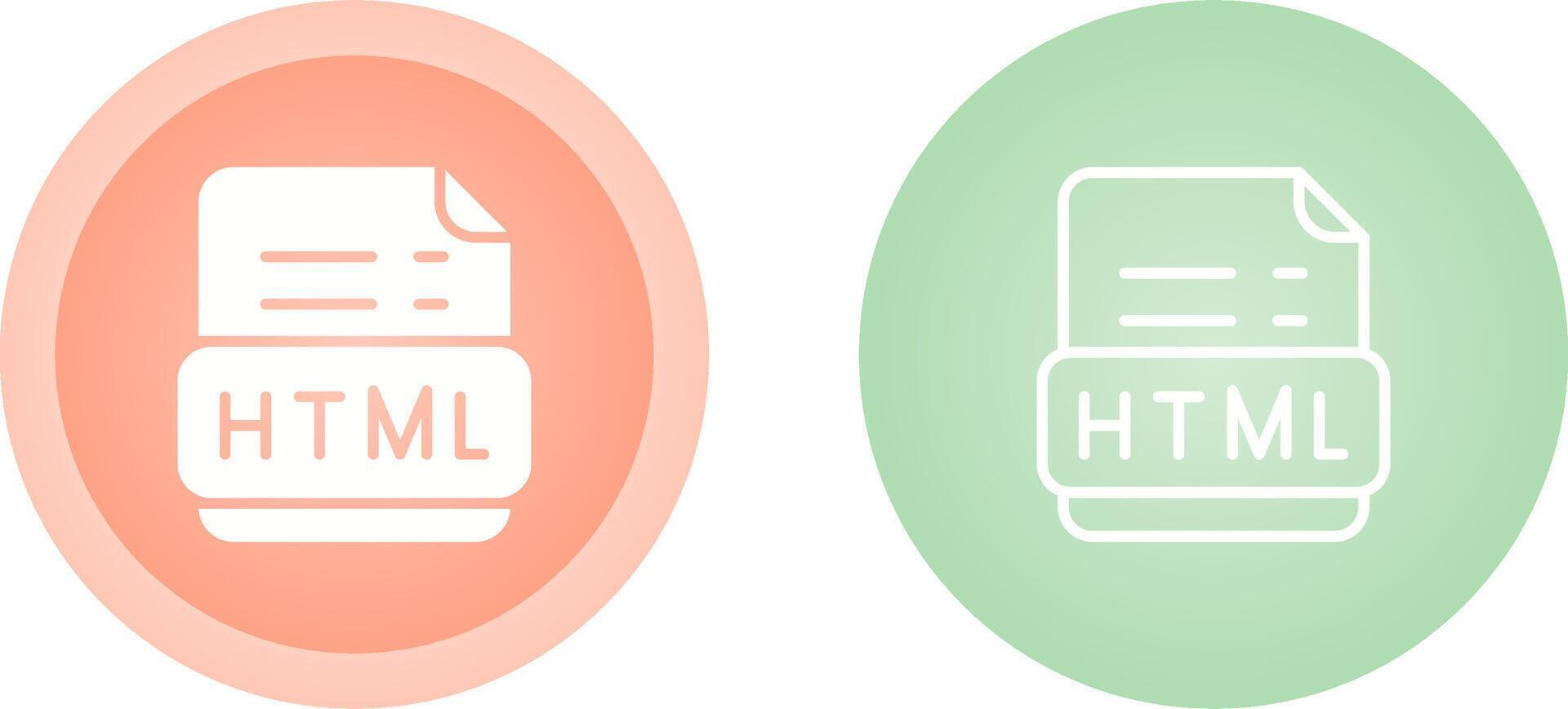 Html Vector Icon
