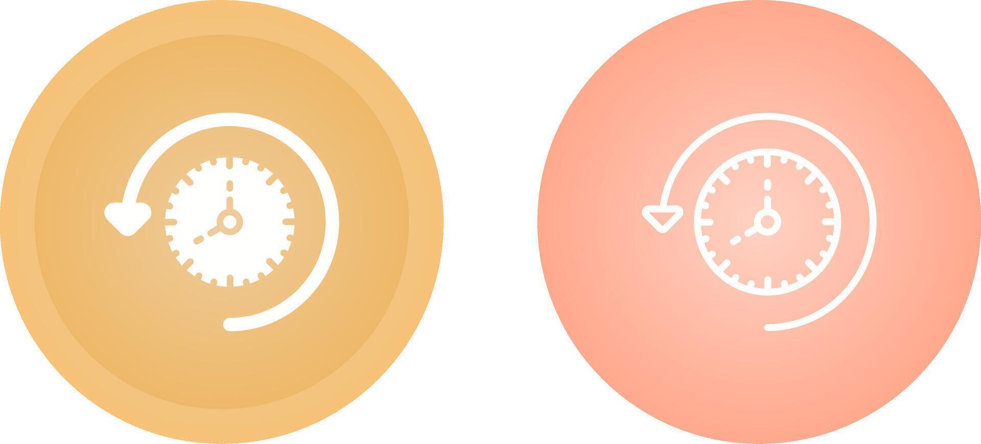 Time Past Vector Icon