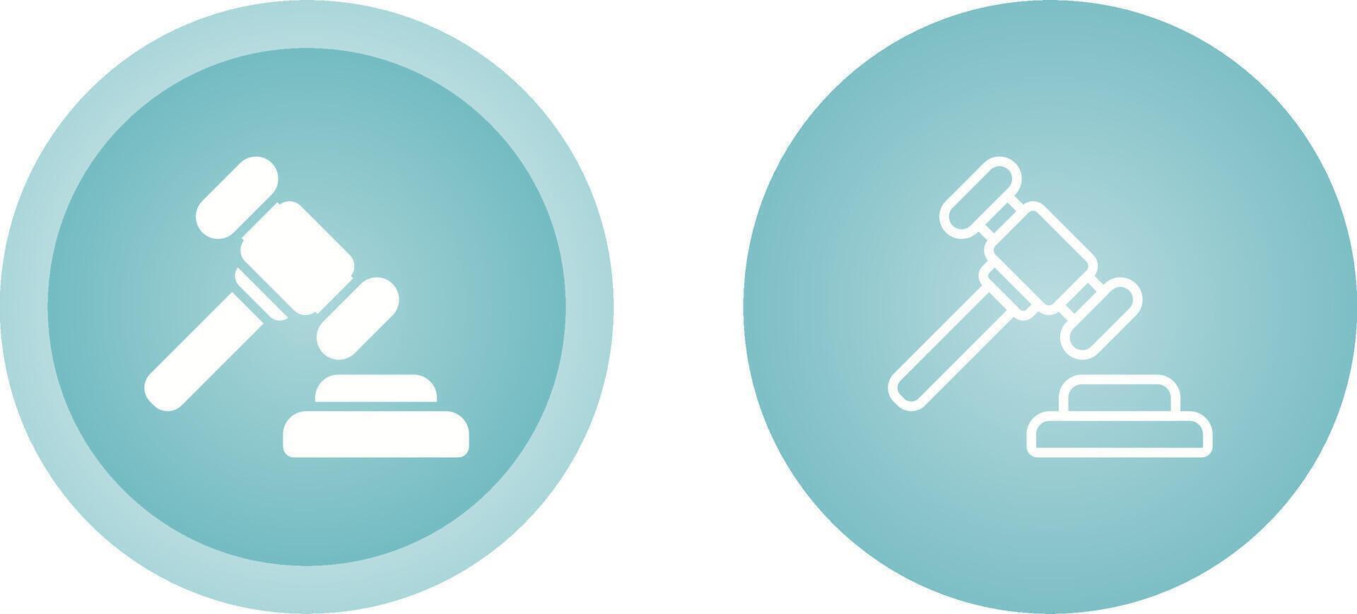 Gavel Vector Icon