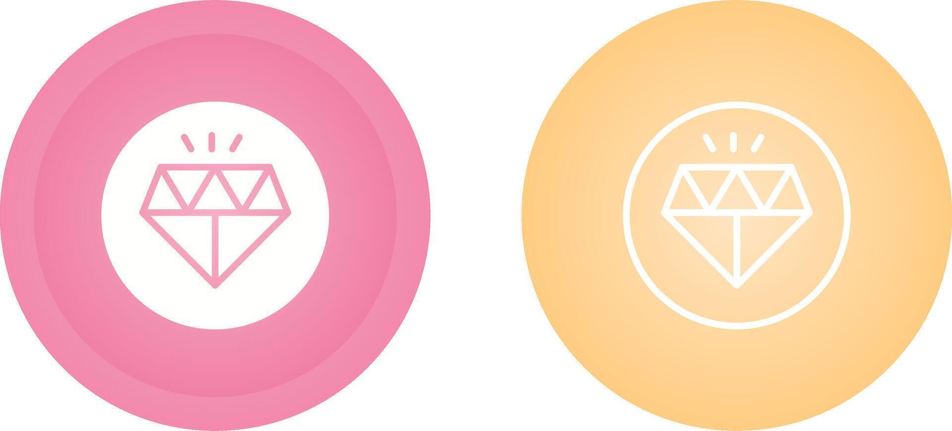 icono de vector de diamante