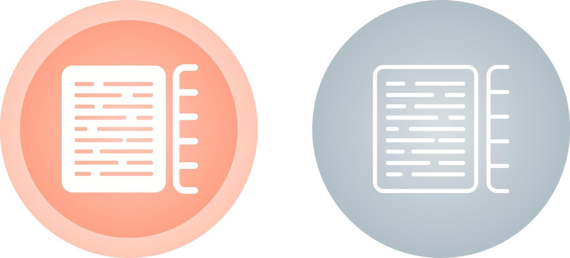 Document Indexing Vector Icon