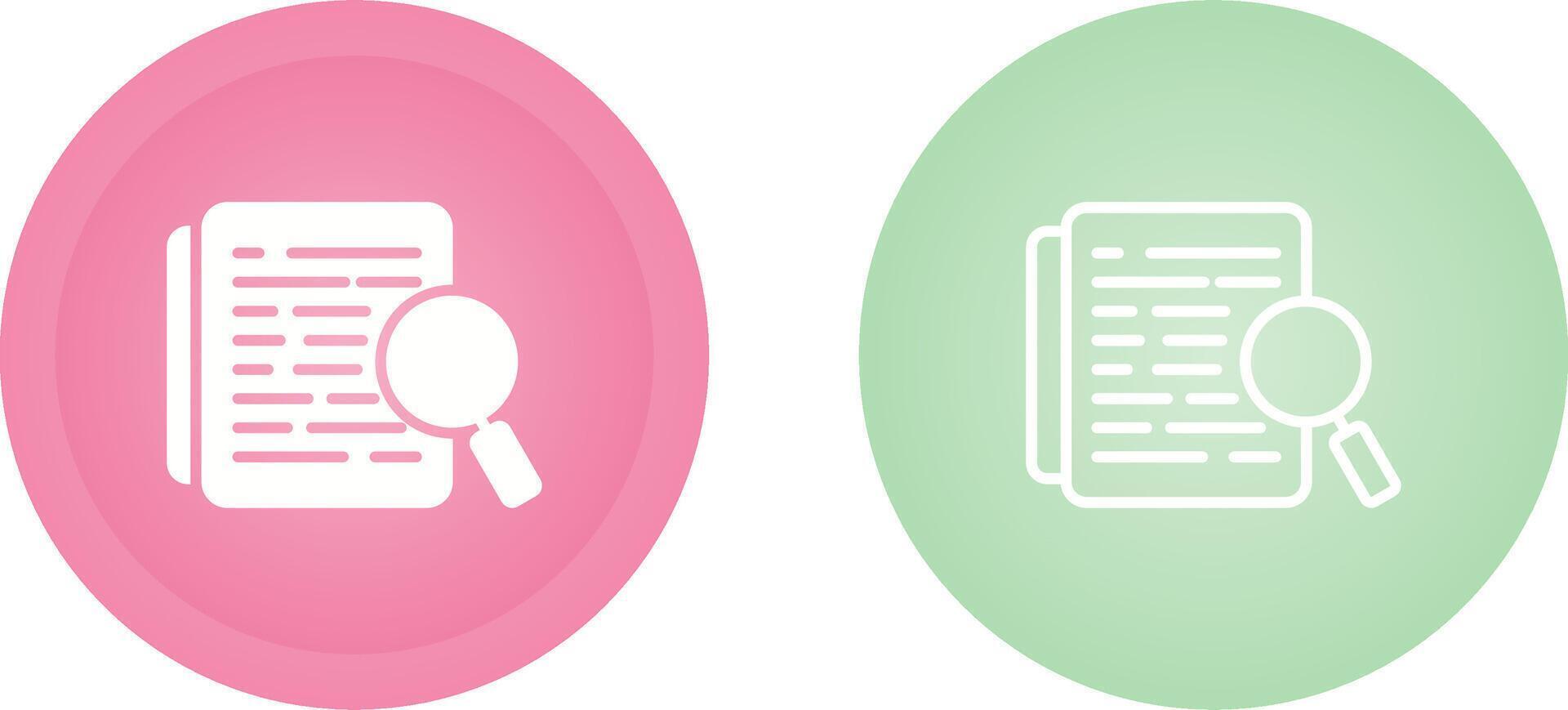 Document Review Vector Icon