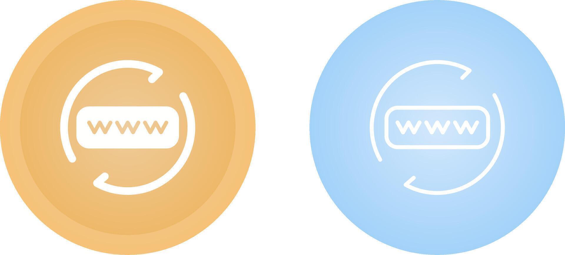 Domain Renewal Vector Icon